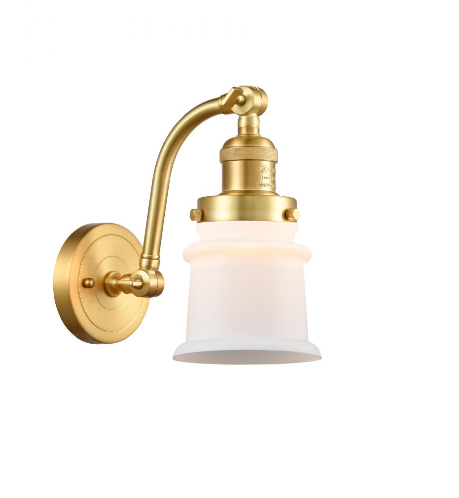 Canton - 1 Light - 7 inch - Satin Gold - Adjustable Sconce