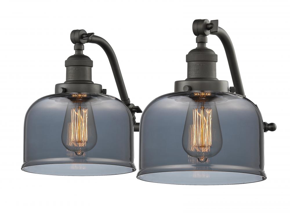 Bell - 2 Light - 18 inch - Oil Rubbed Bronze - Adjustable Bath Vanity Light