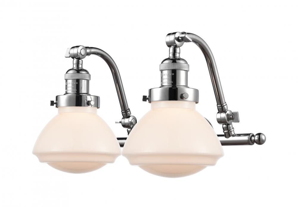 Olean - 2 Light - 19 inch - Polished Chrome - Adjustable Bath Vanity Light