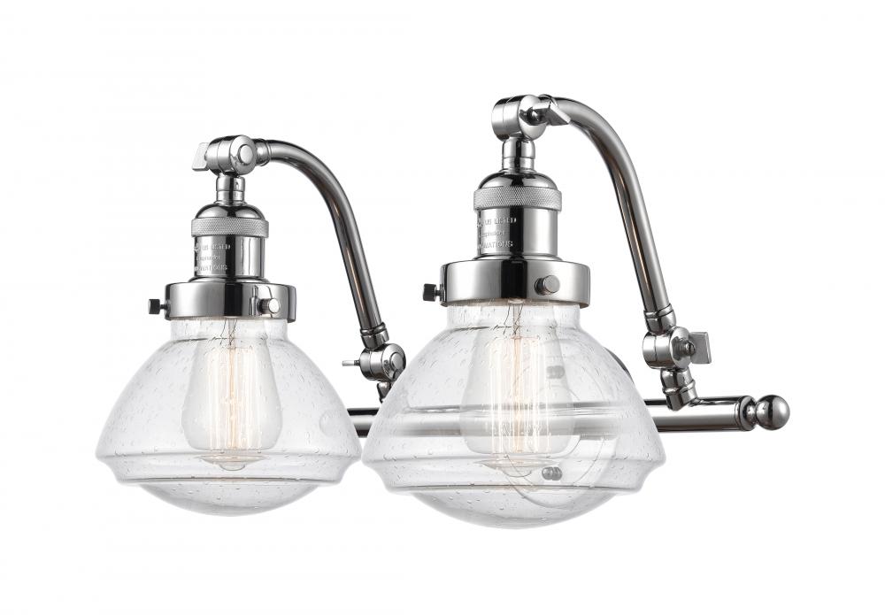 Olean - 2 Light - 19 inch - Polished Chrome - Adjustable Bath Vanity Light
