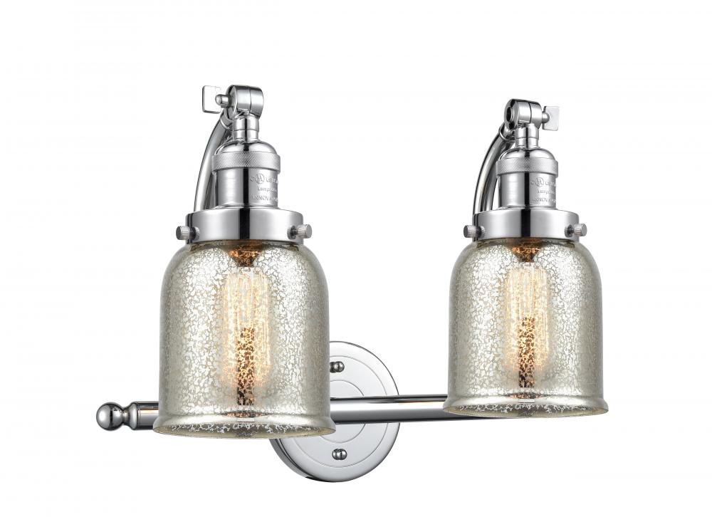 Bell - 2 Light - 18 inch - Polished Chrome - Adjustable Bath Vanity Light