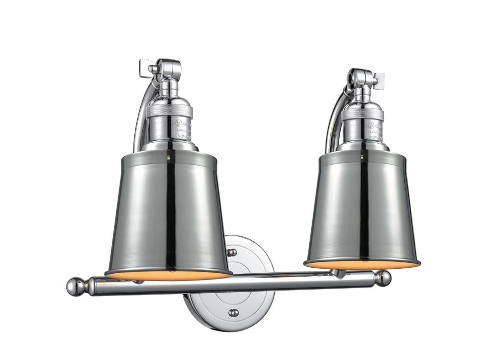 Addison - 2 Light - 18 inch - Polished Chrome - Adjustable Bath Vanity Light