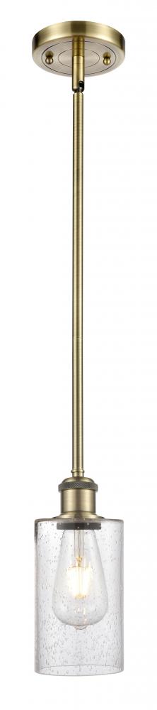 Clymer - 1 Light - 4 inch - Antique Brass - Mini Pendant