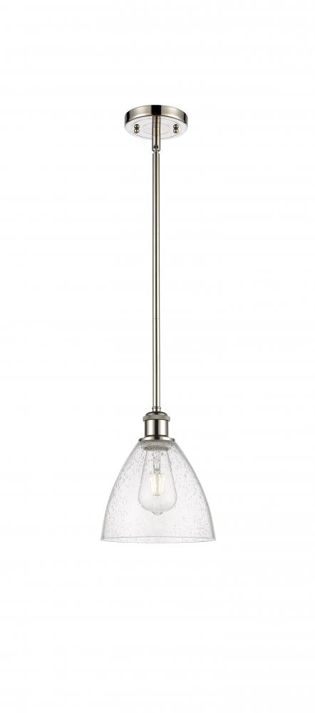 Bristol - 1 Light - 8 inch - Polished Nickel - Mini Pendant