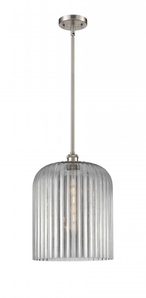 Bridal Veil - 1 Light - 5 inch - Brushed Satin Nickel - Mini Pendant