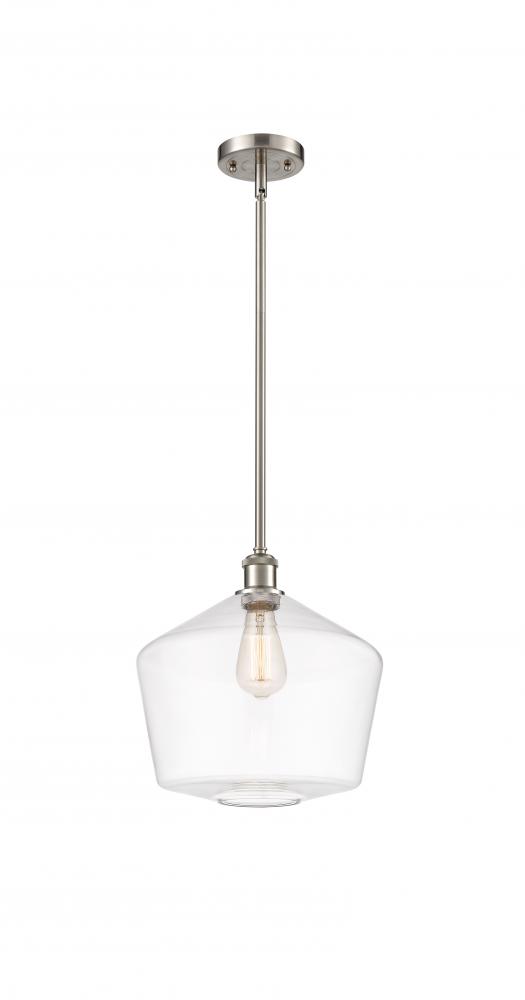 Cindyrella - 1 Light - 12 inch - Brushed Satin Nickel - Mini Pendant