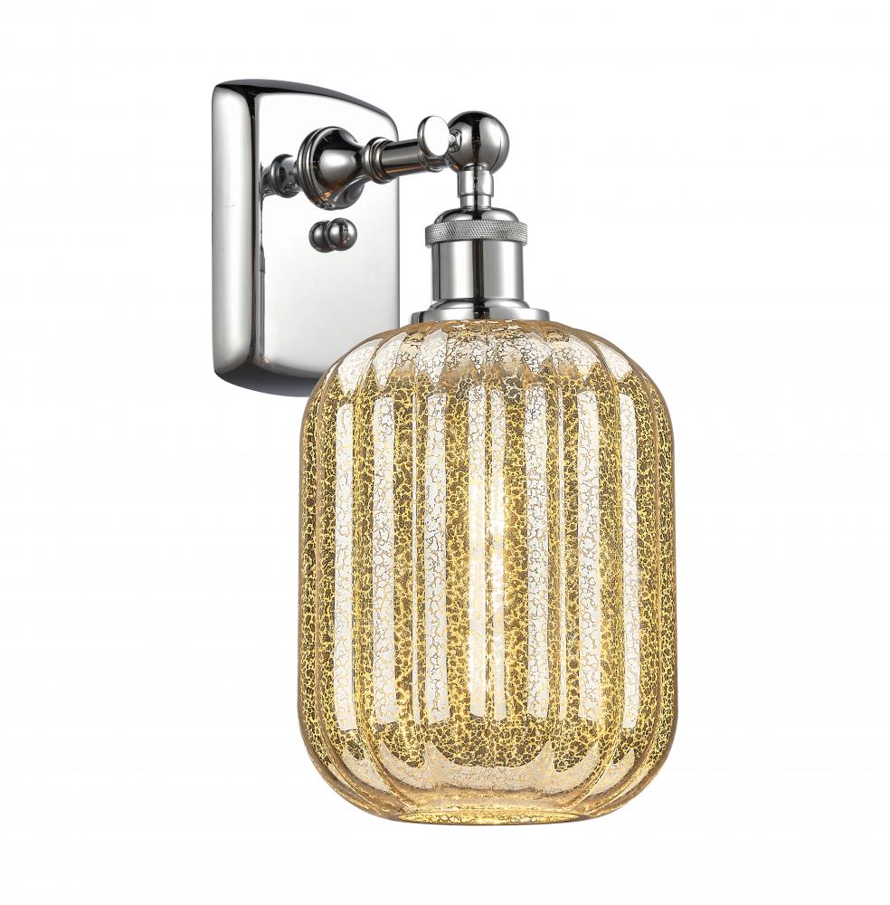 Preston Cylinder - 1 Light - 7 inch - Polished Chrome - Sconce