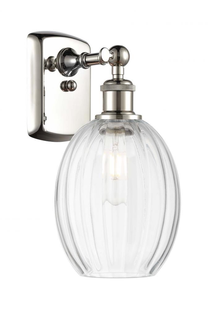 Preston Bulb - 1 Light - 6 inch - Polished Nickel - Sconce