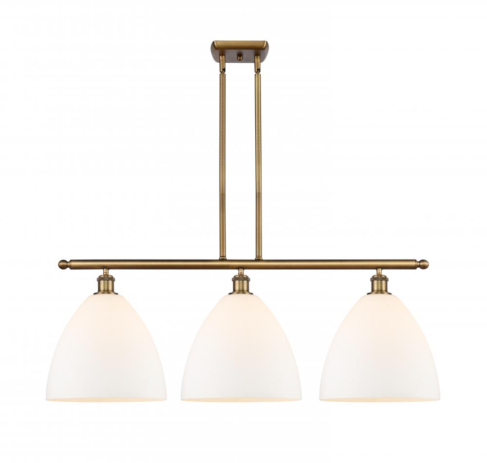Bristol - 3 Light - 39 inch - Brushed Brass - Cord hung - Island Light