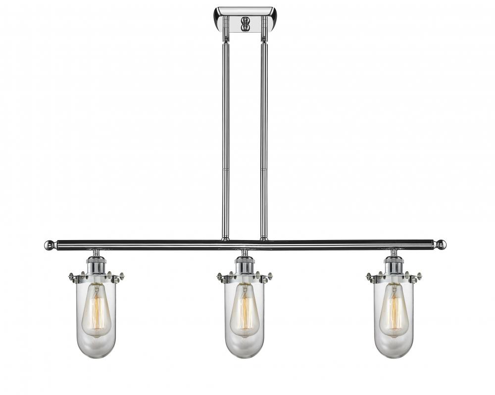 Kingsbury - 3 Light - 36 inch - Polished Chrome - Cord hung - Island Light