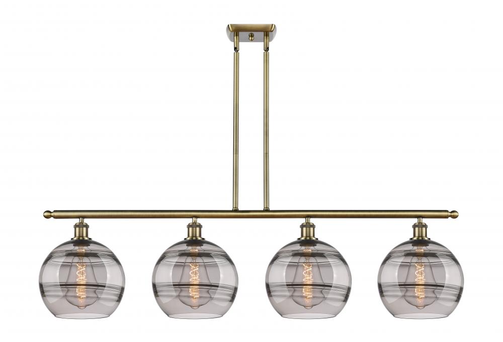 Rochester - 4 Light - 48 inch - Antique Brass - Cord hung - Island Light