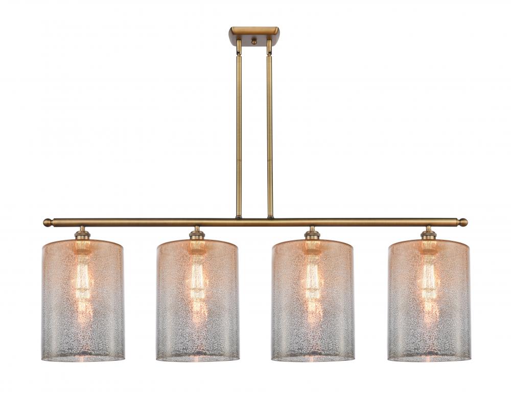 Cobbleskill - 4 Light - 48 inch - Brushed Brass - Cord hung - Island Light
