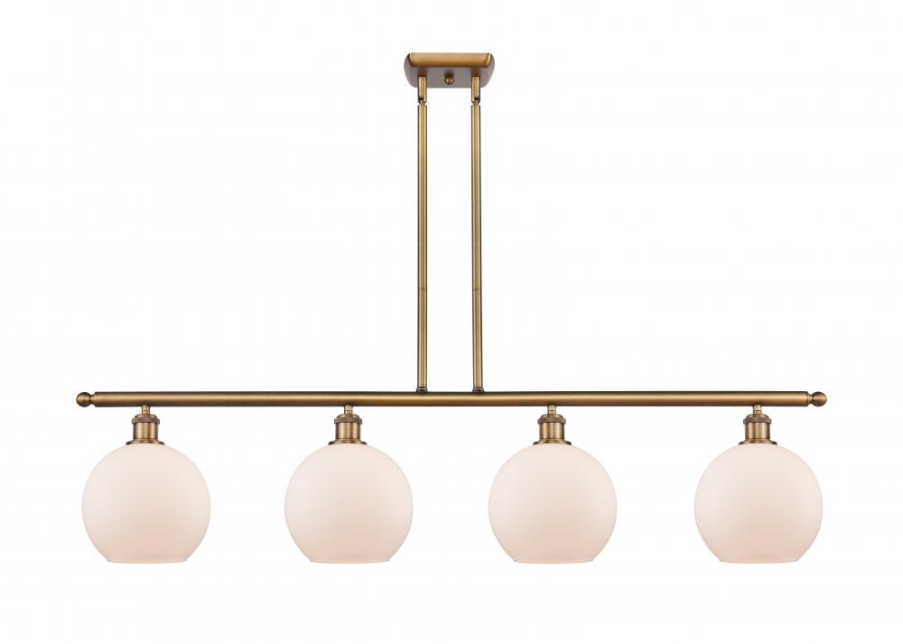 Athens - 4 Light - 48 inch - Brushed Brass - Cord hung - Island Light