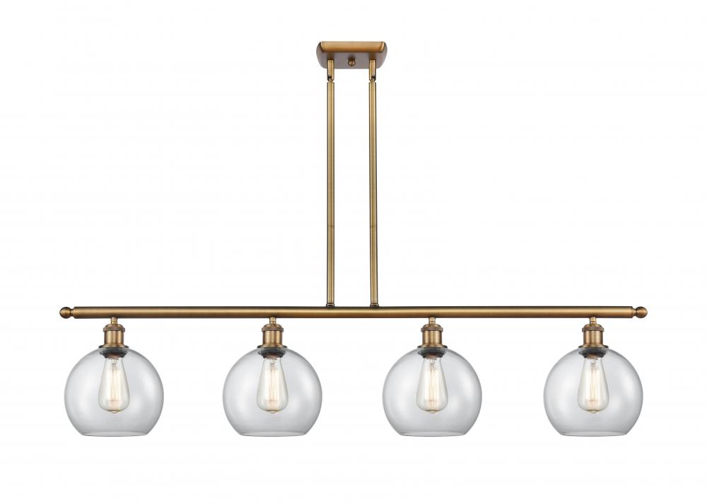 Athens - 4 Light - 48 inch - Brushed Brass - Cord hung - Island Light