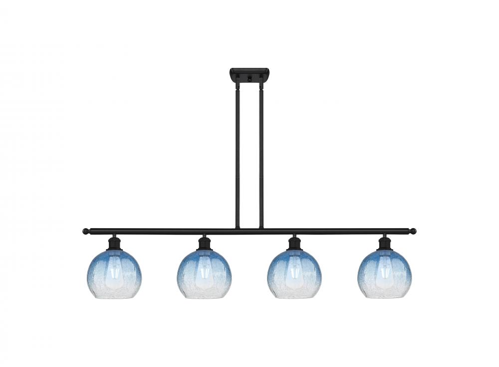 Brookhaven Globe - 4 Light - 48 inch - Matte Black - Stem Hung - Island Light
