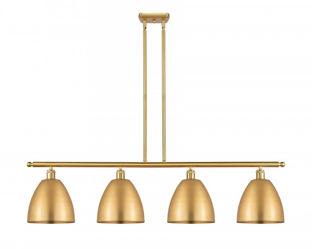 Bristol - 4 Light - 48 inch - Satin Gold - Cord hung - Island Light