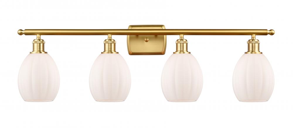 Eaton - 4 Light - 36 inch - Satin Gold - Bath Vanity Light