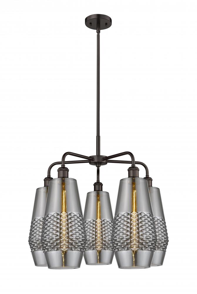 Windham - 5 Light - 25 inch - Oil Rubbed Bronze - Chandelier