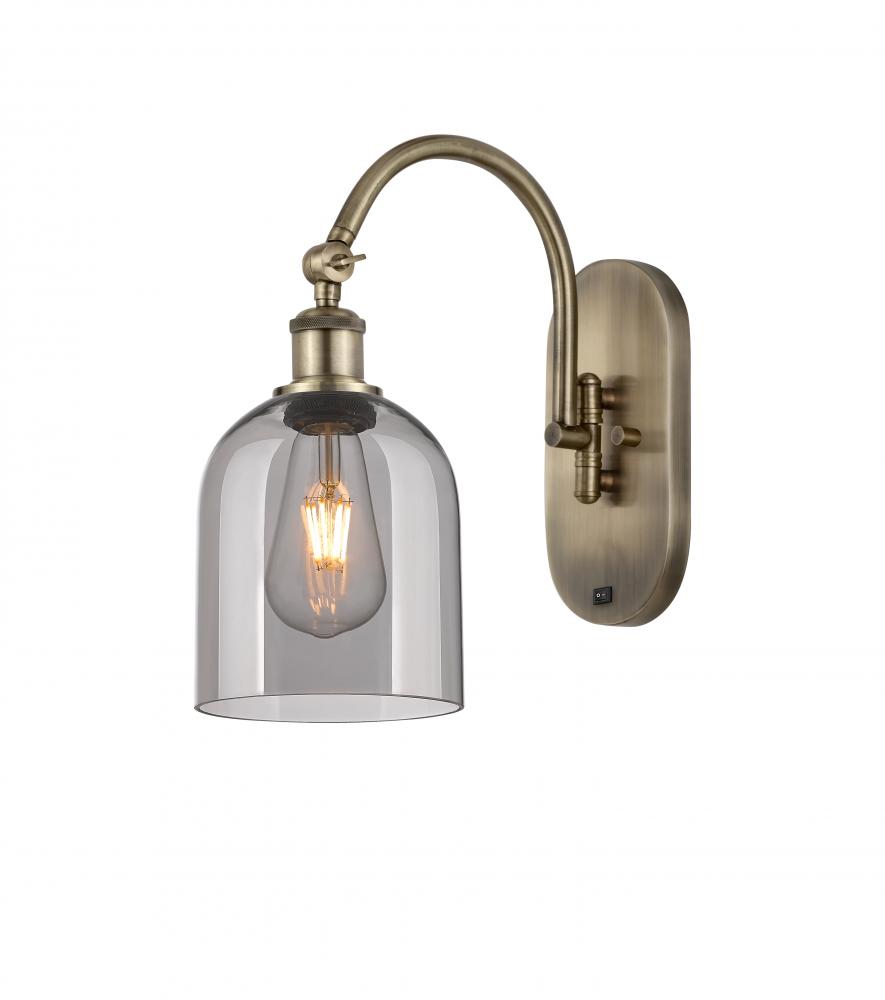 Bella - 1 Light - 6 inch - Antique Brass - Adjustable Swing Arm