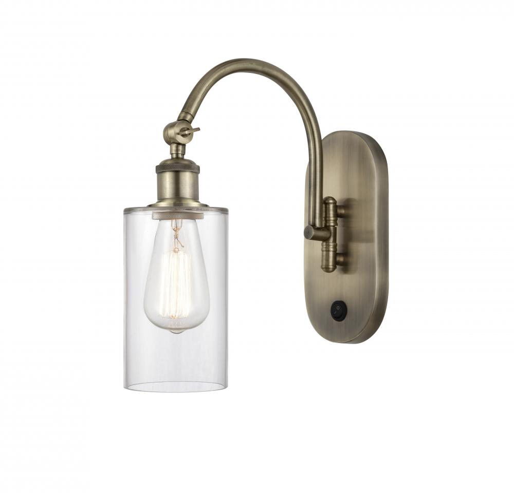 Clymer - 1 Light - 4 inch - Antique Brass - Adjustable Swing Arm