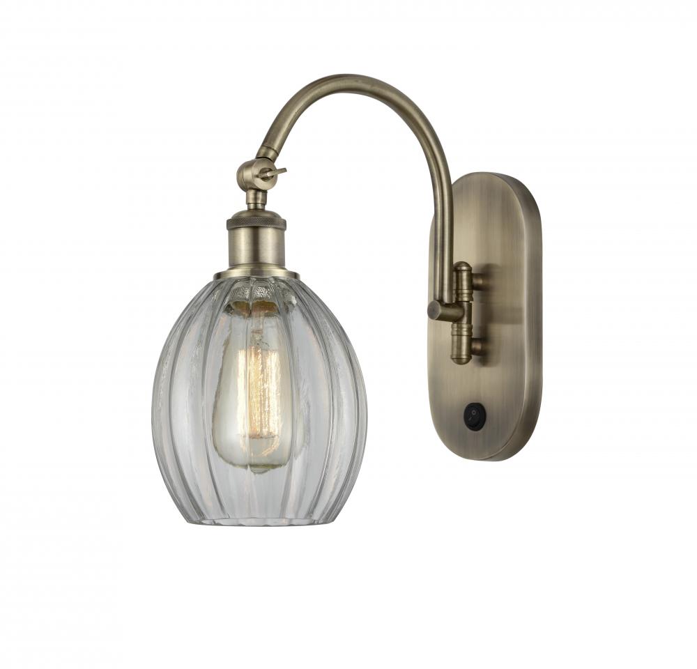 Eaton - 1 Light - 6 inch - Antique Brass - Adjustable Swing Arm