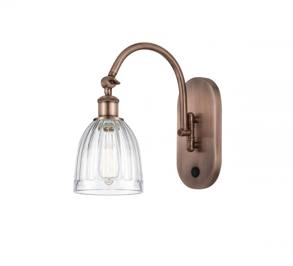 Brookfield - 1 Light - 6 inch - Antique Copper - Adjustable Swing Arm