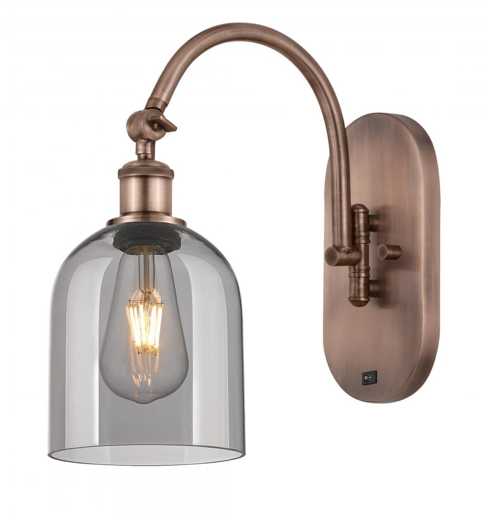 Bella - 1 Light - 6 inch - Antique Copper - Adjustable Swing Arm