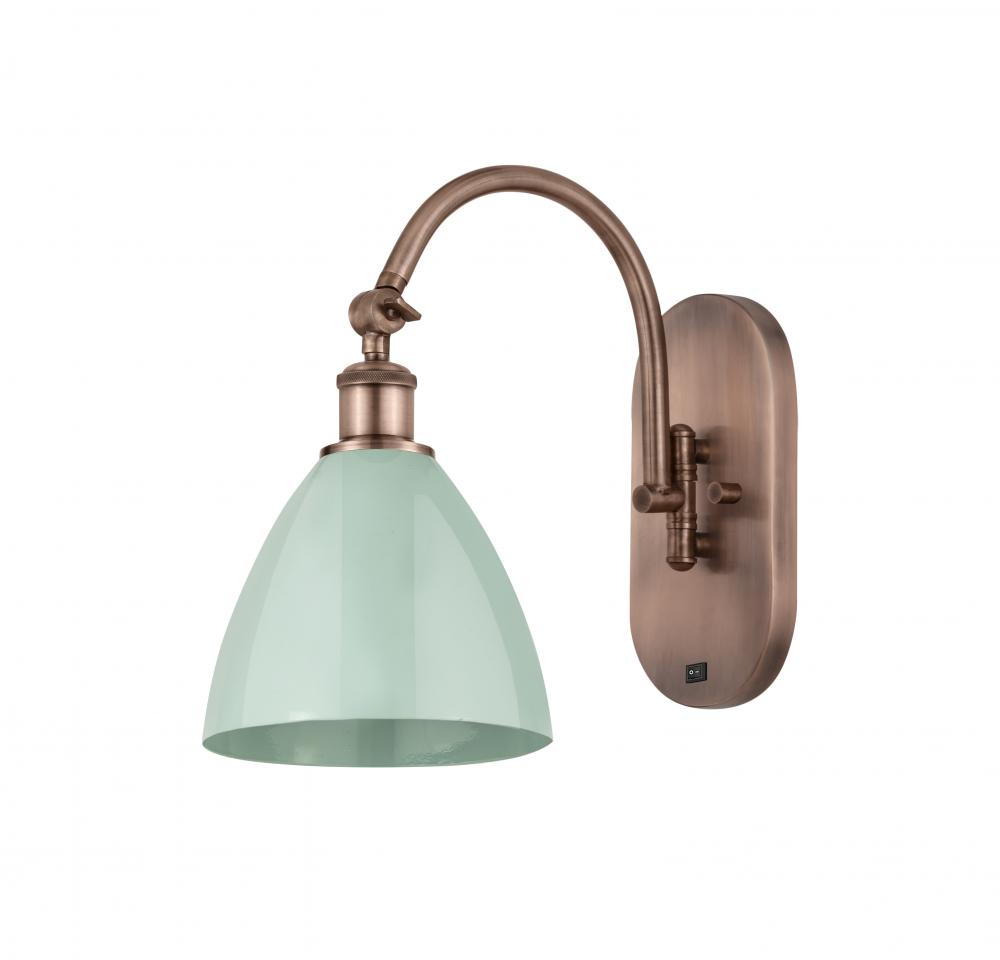 Plymouth - 1 Light - 8 inch - Antique Copper - Adjustable Swing Arm