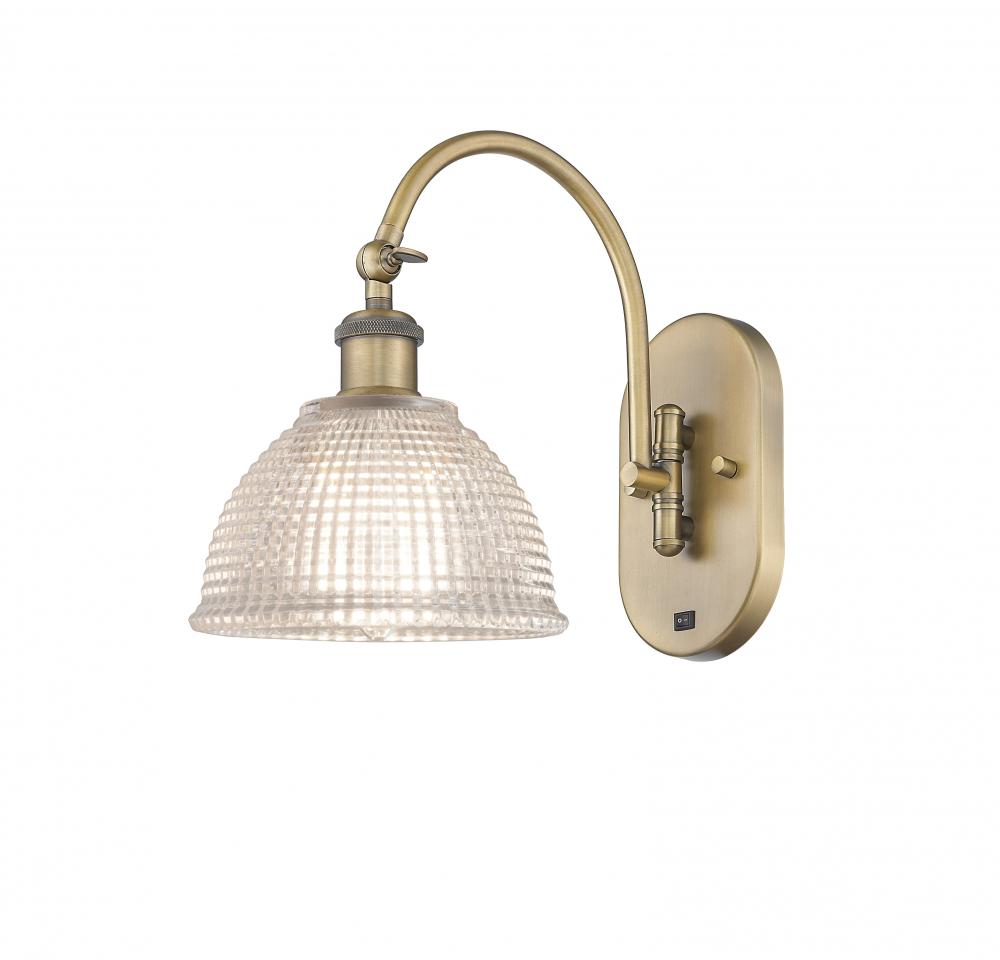 Arietta - 1 Light - 8 inch - Brushed Brass - Adjustable Swing Arm
