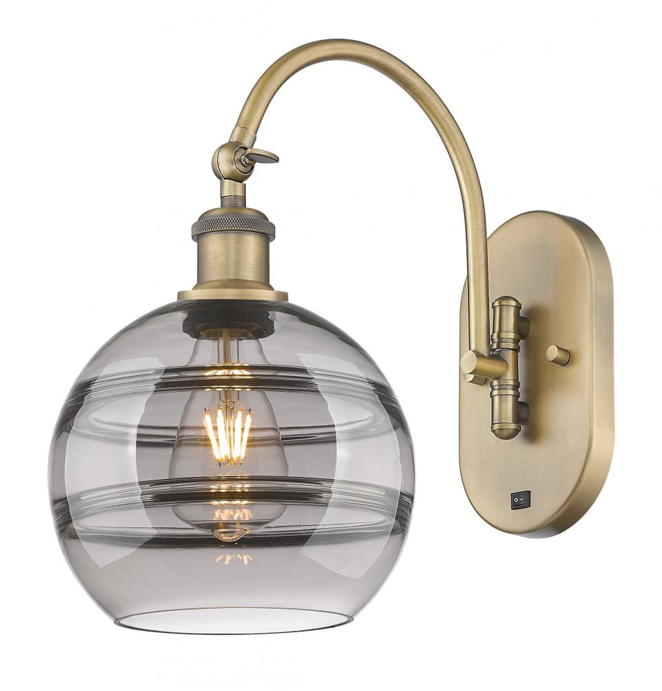 Rochester - 1 Light - 8 inch - Brushed Brass - Adjustable Swing Arm