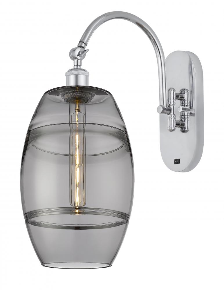 Vaz - 1 Light - 8 inch - Polished Chrome - Adjustable Swing Arm