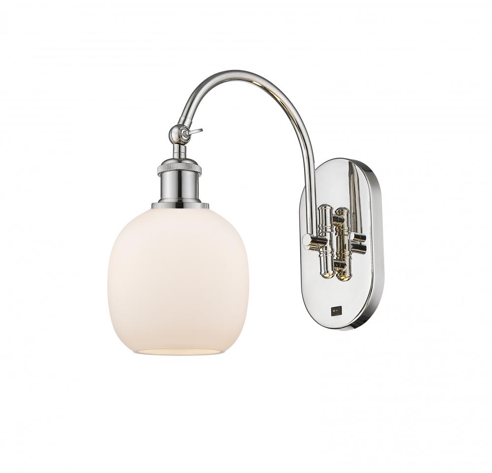 Belfast - 1 Light - 6 inch - Polished Nickel - Adjustable Swing Arm