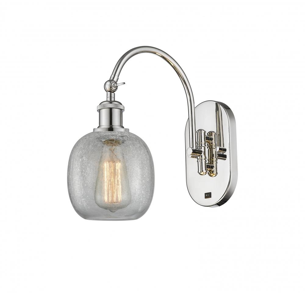 Belfast - 1 Light - 6 inch - Polished Nickel - Adjustable Swing Arm