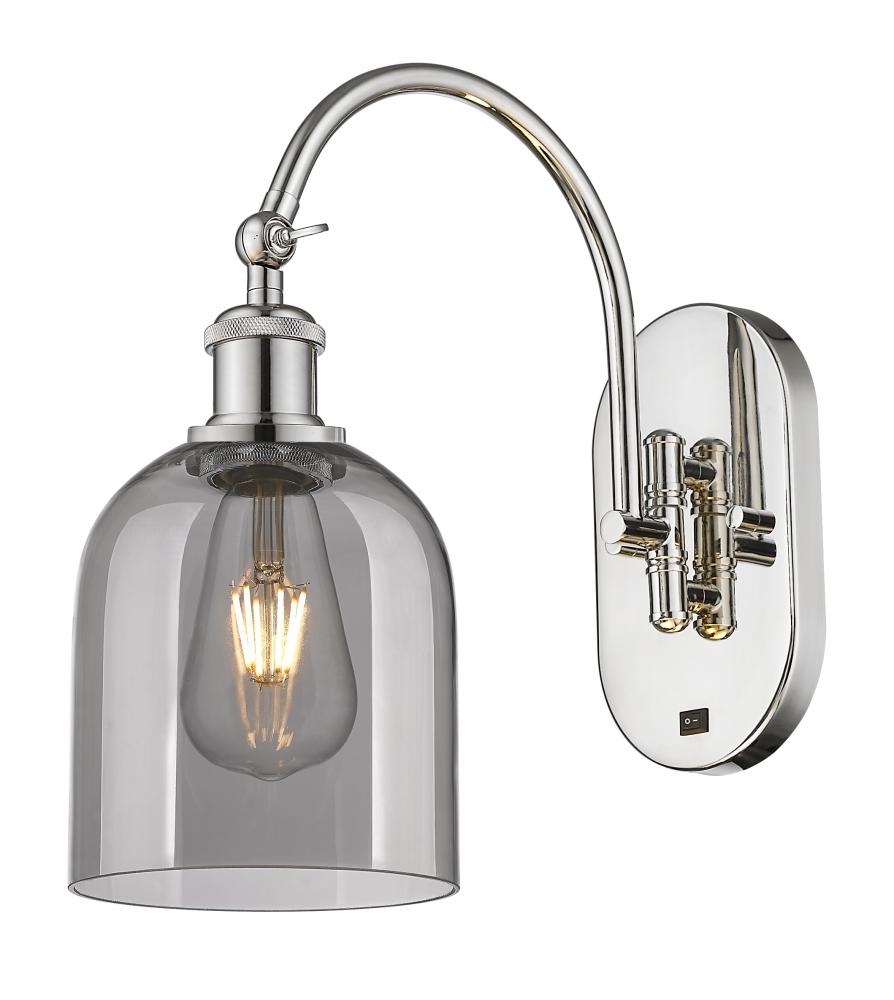 Bella - 1 Light - 6 inch - Polished Nickel - Adjustable Swing Arm