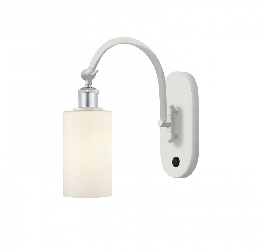 Clymer - 1 Light - 4 inch - White Polished Chrome - Adjustable Swing Arm