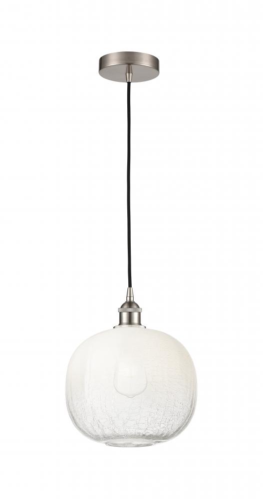 Brookhaven Globe - 1 Light - 8 inch - Brushed Satin Nickel - Cord hung - Mini Pendant