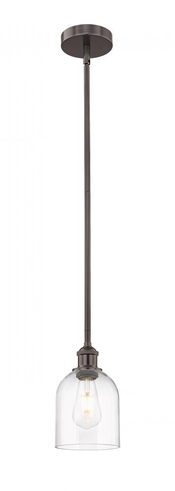 Bella - 1 Light - 6 inch - Oil Rubbed Bronze - Cord hung - Mini Pendant