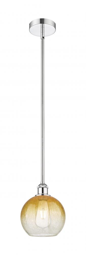 Brookhaven Globe - 1 Light - 8 inch - Polished Chrome - Stem hung - Mini Pendant