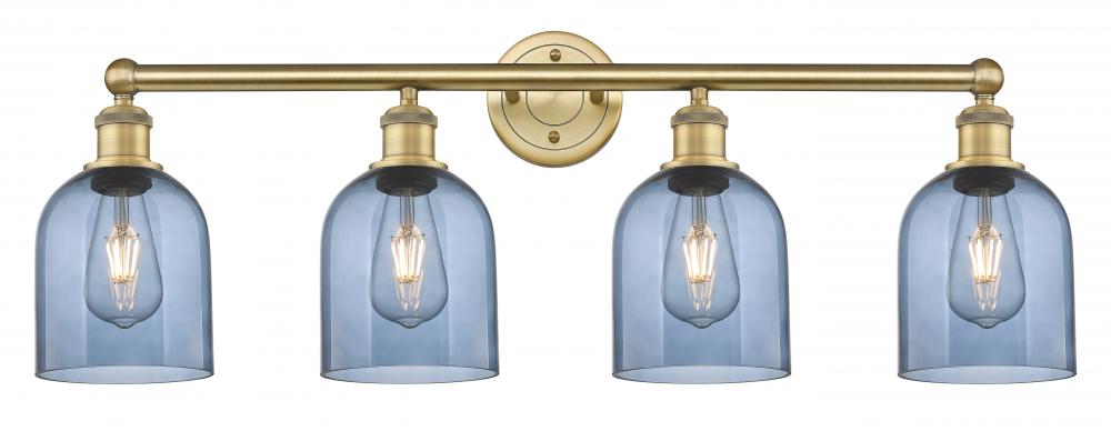 Bella - 4 Light - 33 inch - Brushed Brass - Bath Vanity Light