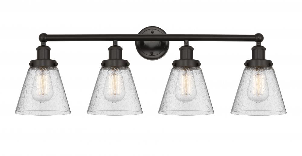 Cone - 4 Light - 33 inch - Oil Rubbed Bronze - Bath Vanity Light
