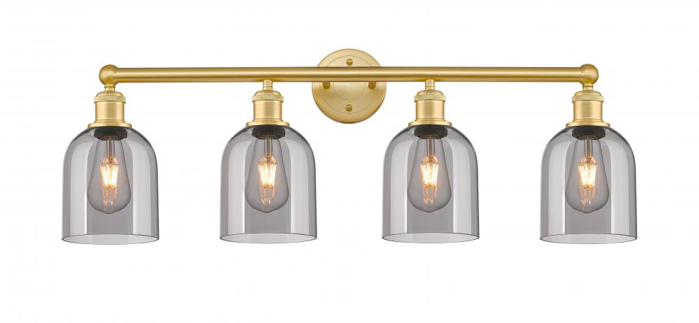 Bella - 4 Light - 33 inch - Satin Gold - Bath Vanity Light