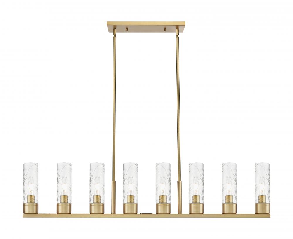 Boreas - 6 Light - 48 inch - Brushed Brass - Linear Pendant