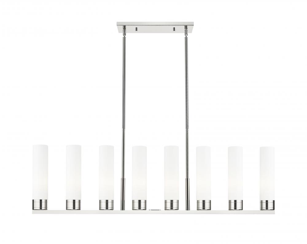 Boreas - 6 Light - 48 inch - Polished Nickel - Linear Pendant