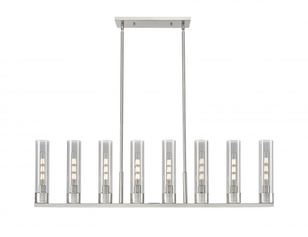 Boreas - 6 Light - 48 inch - Satin Nickel - Linear Pendant