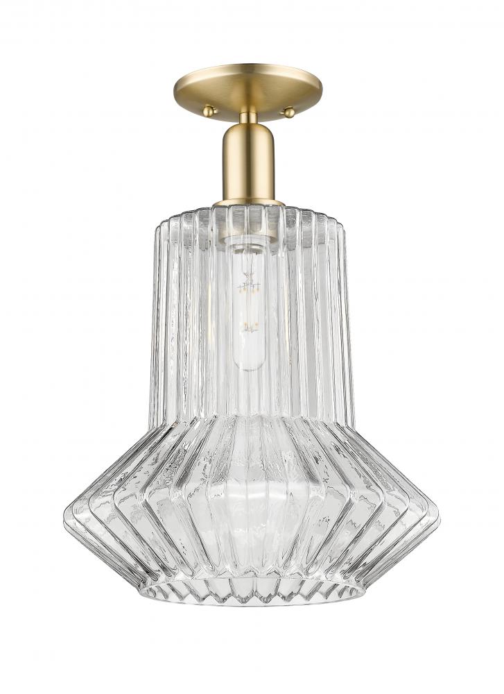 Springwater - 1 Light - 12 inch - Champagne Bronze - Semi-Flush Mount