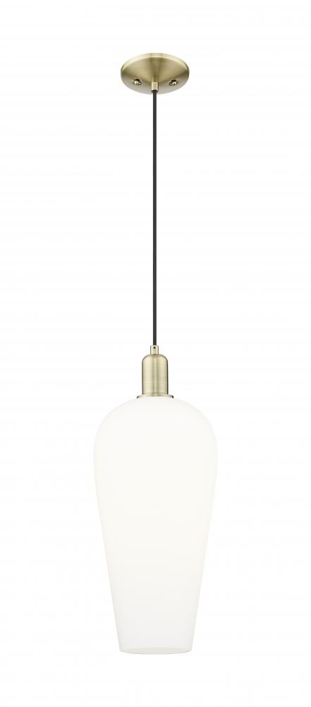 Chelsea - 1 Light - 6 inch - Antique Brass - Cord hung - Mini Pendant