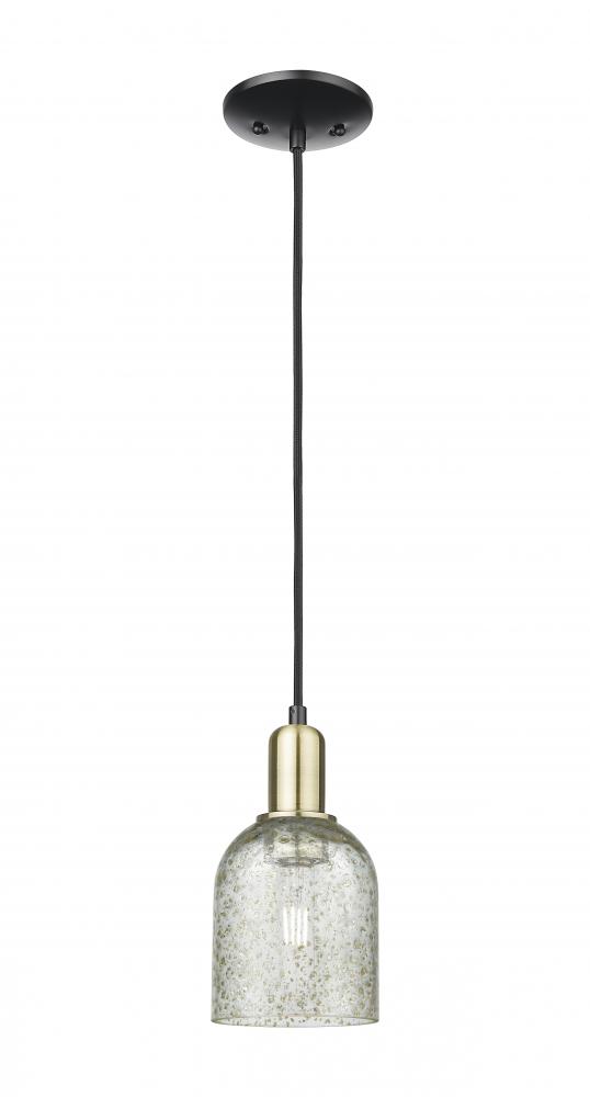 Caledonia - 1 Light - 5 inch - Black Antique Brass - Cord hung - Mini Pendant