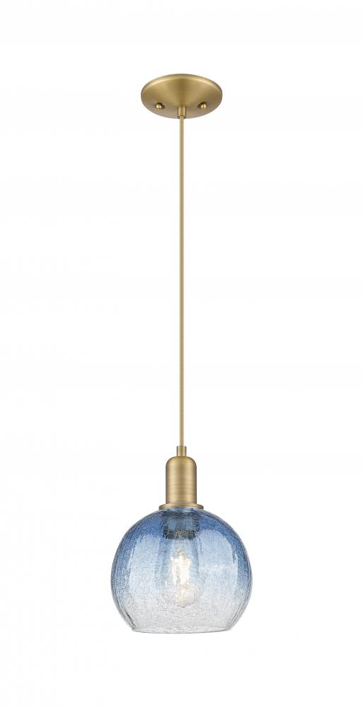 Brookhaven Globe - 1 Light - 6 inch - Brushed Brass - Cord hung - Mini Pendant