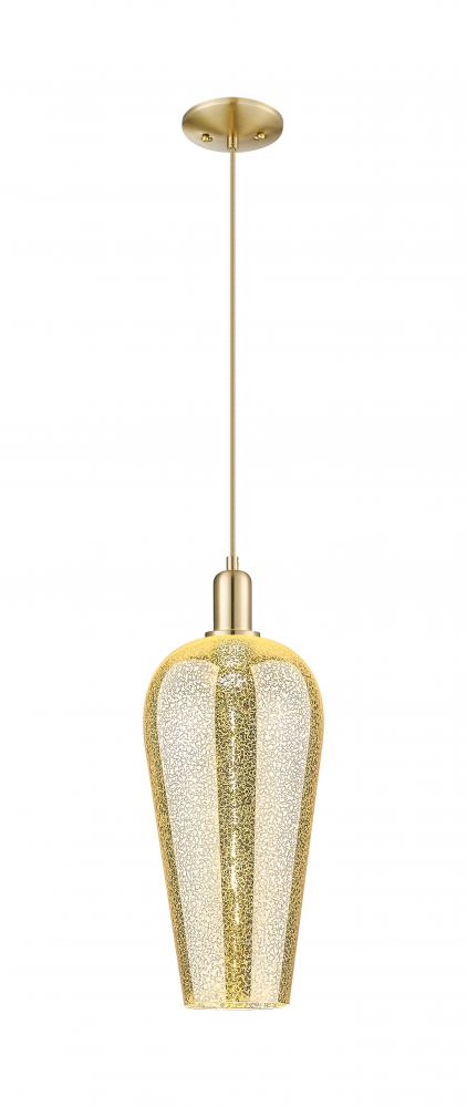 Chelsea - 1 Light - 6 inch - Champagne Bronze - Cord hung - Mini Pendant