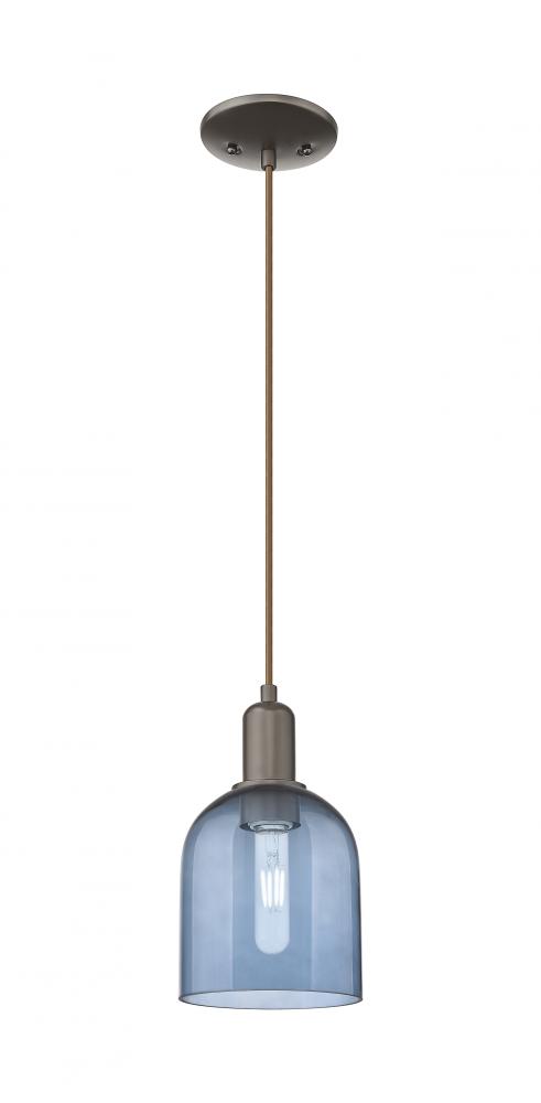 Bella - 1 Light - 6 inch - Oil Rubbed Bronze - Cord hung - Mini Pendant